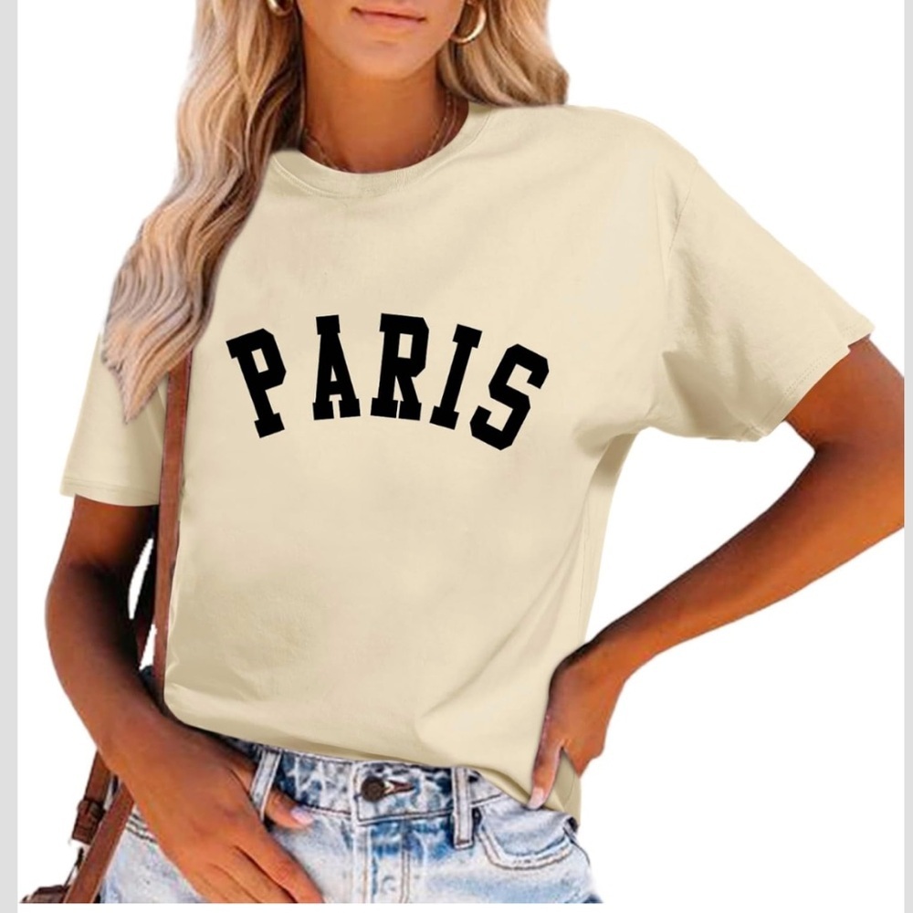 H&M Paris Cotton T-Shirt Size XSmall - Picture 10 of 10